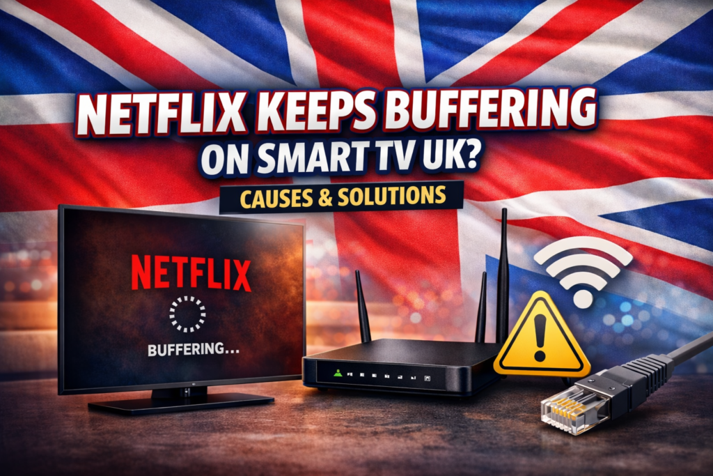 Netflix keeps buffering on smart TV UK