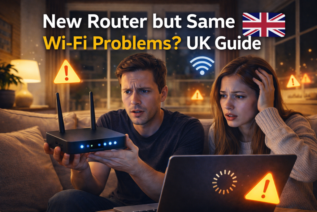 New router but same Wi-Fi problems
